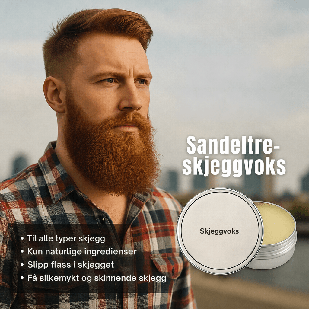 Skjeggpleiesett (Perfekt for mannen) – Komplett skjeggpleiekit - AVABeauty.no